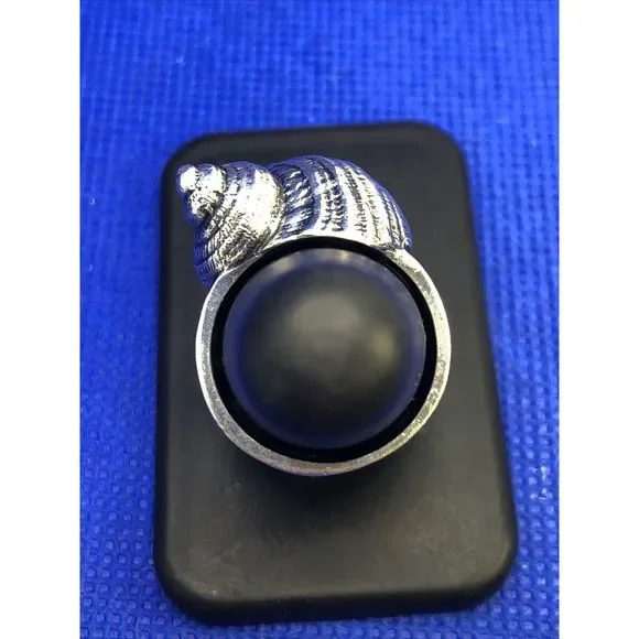 Mignon Faget 925 Sterling Silver Sea Collection Moon Snail Statement Ring - Picture 6 of 12